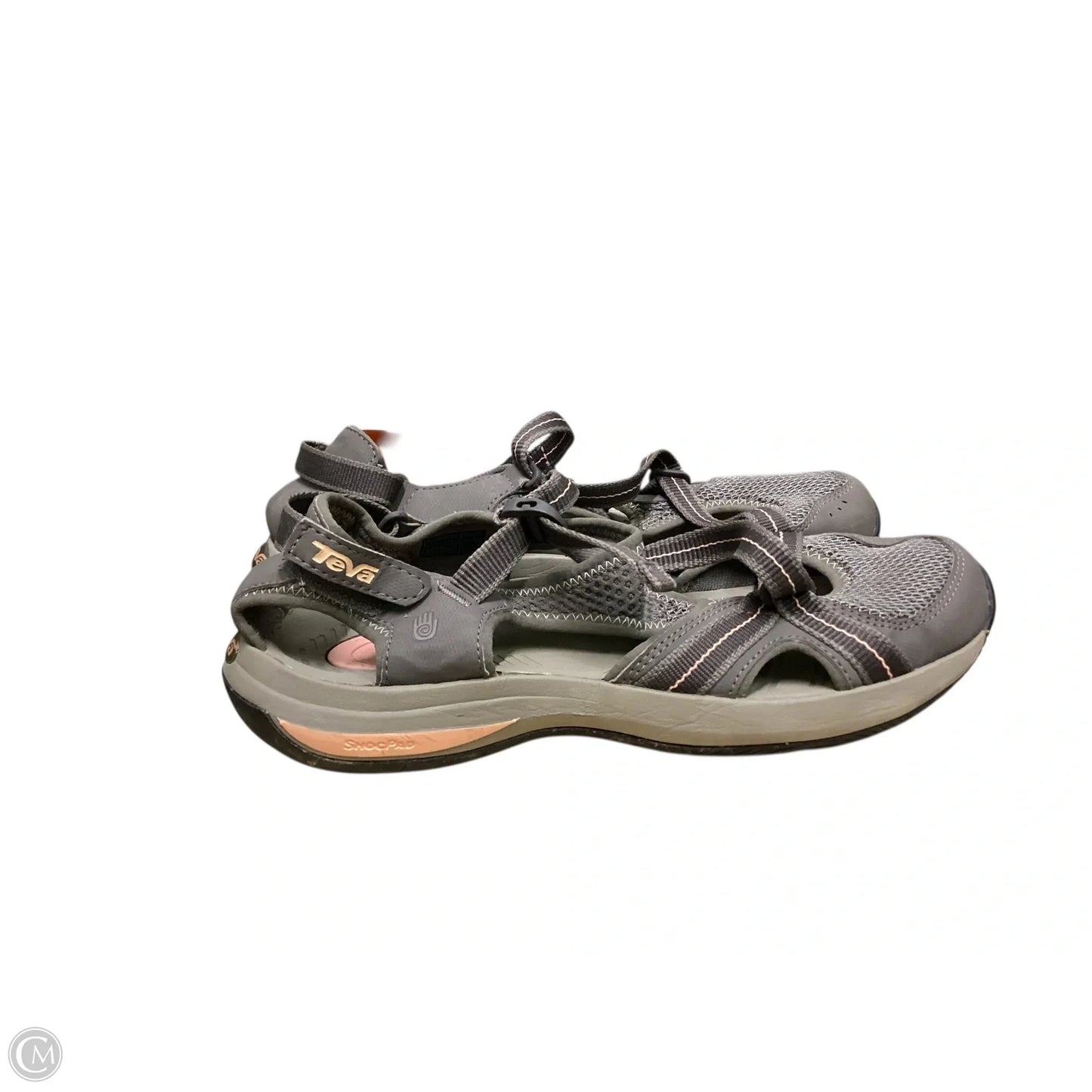 Sandals Flats By Teva In Taupe, Size: 10