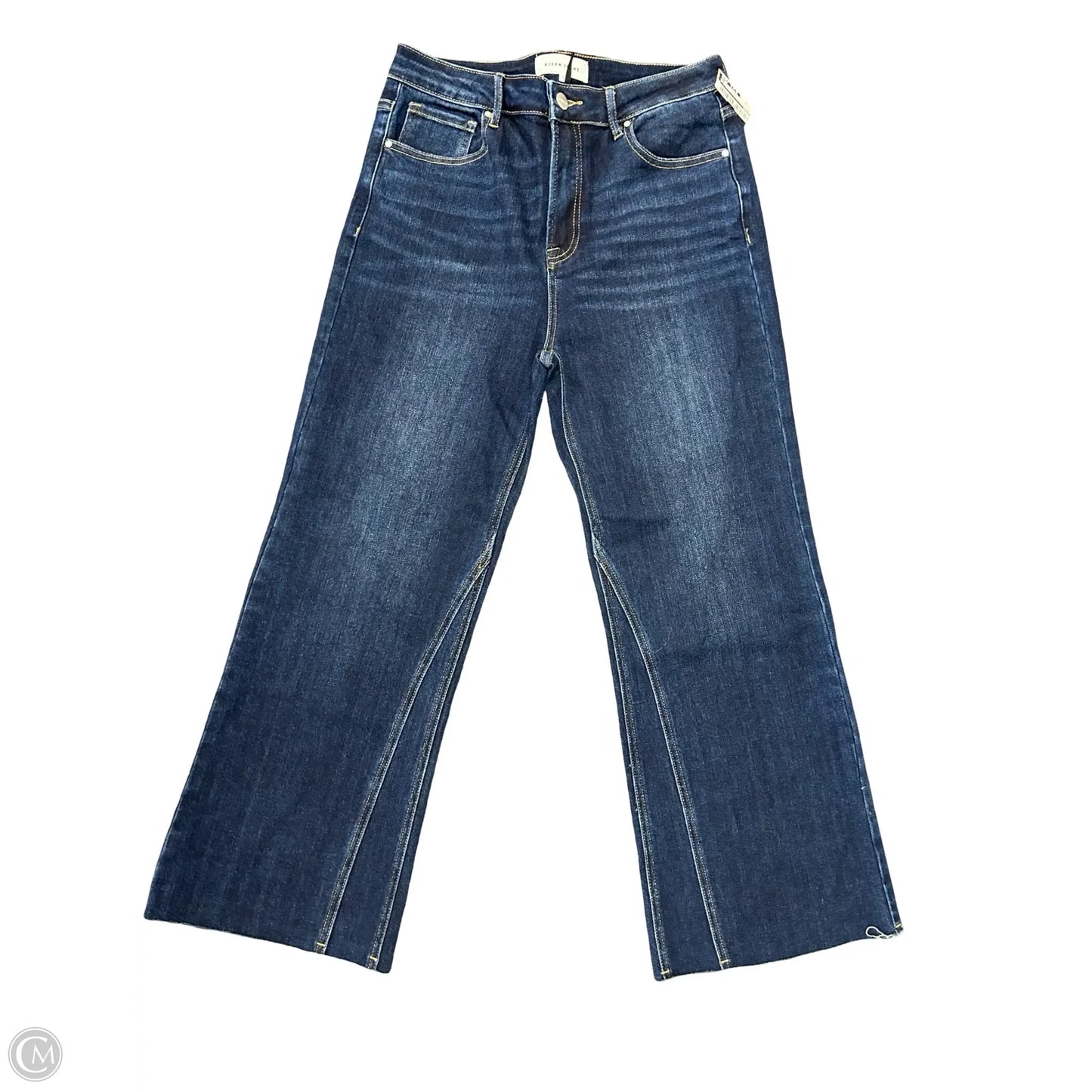 Jeans Straight By Risen In Blue Denim, Size: 12