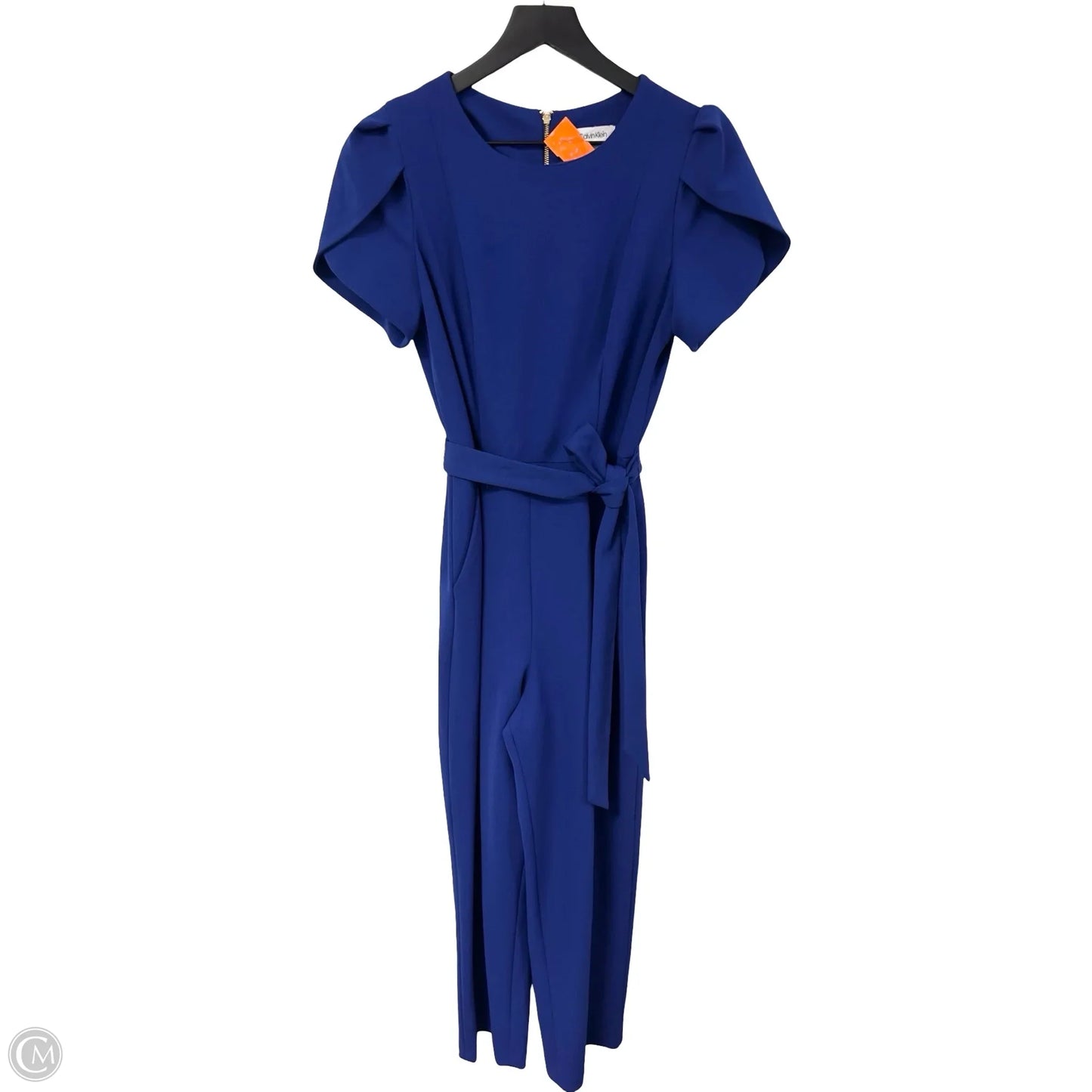Jumpsuit By Calvin Klein In Blue, Size: 8