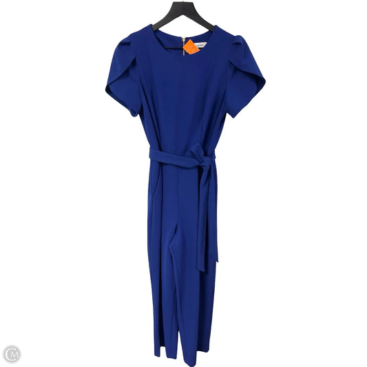 Jumpsuit By Calvin Klein In Blue, Size: 8