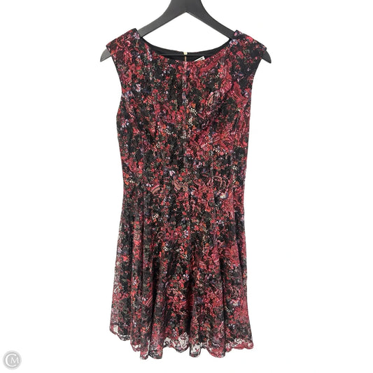 Dress Party Midi By Dressbarn In Floral Print, Size: 8