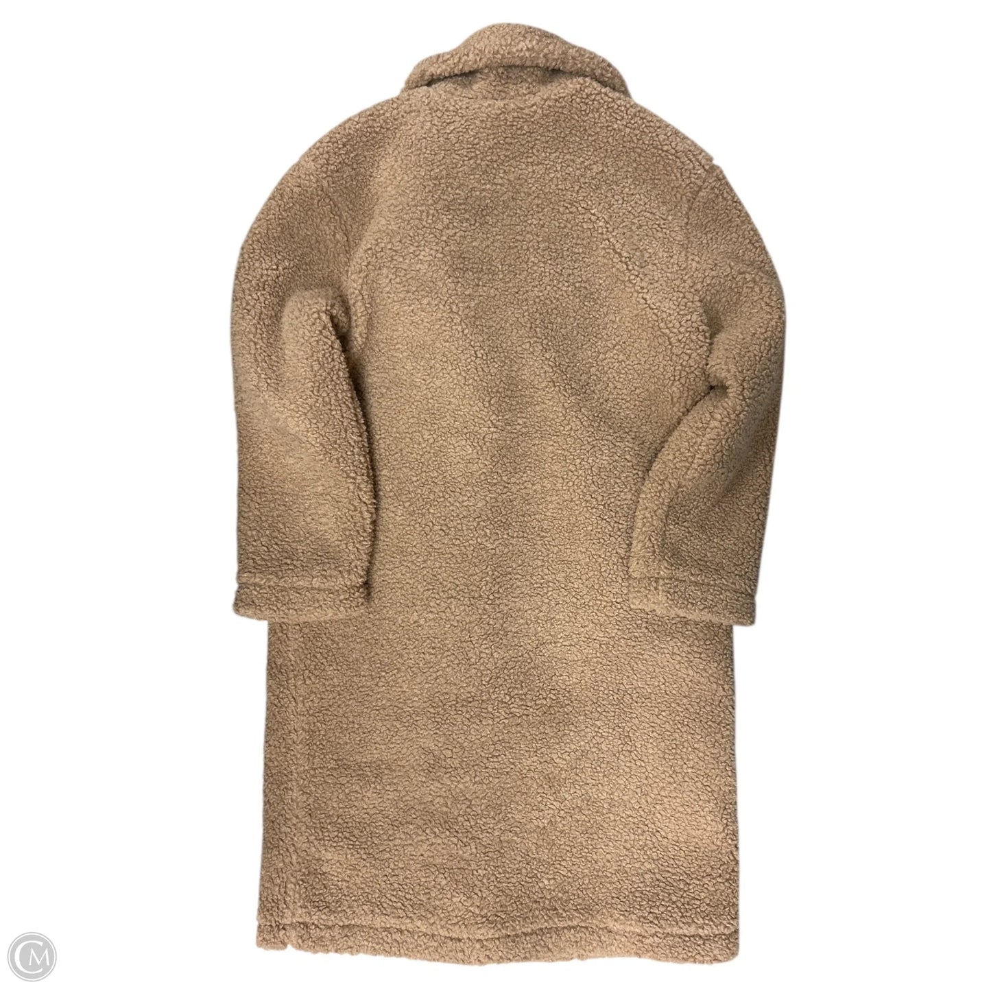 Coat Faux Fur & Sherpa By Gentle Fawn In Brown, Size: S