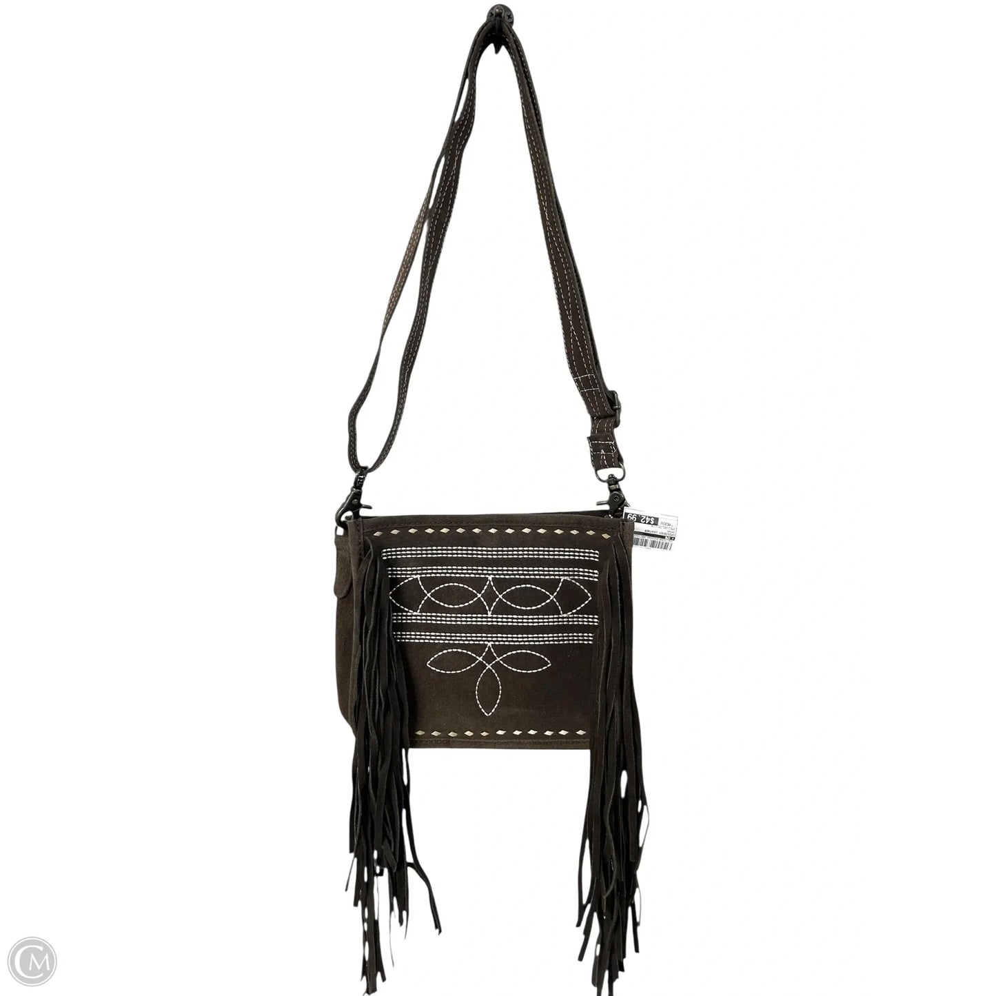 Crossbody Leather By Cmb, Size: Medium