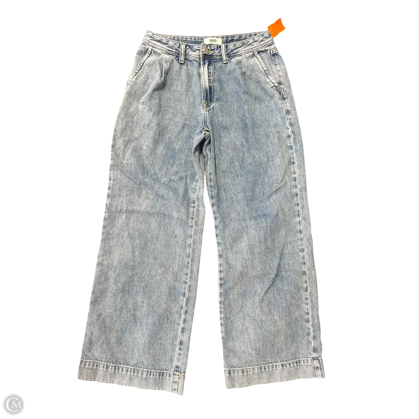 Jeans Wide Leg By Just Black In Blue Denim, Size: 6