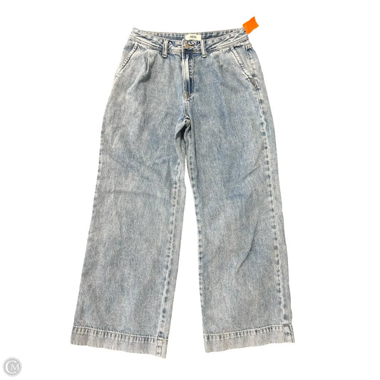 Jeans Wide Leg By Just Black In Blue Denim, Size: 6