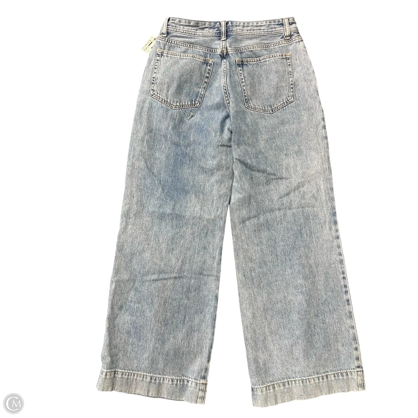 Jeans Wide Leg By Just Black In Blue Denim, Size: 6