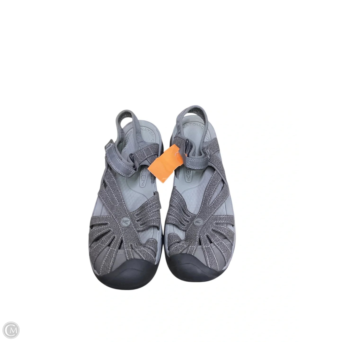 Sandals Flats By Keen In Grey, Size: 10