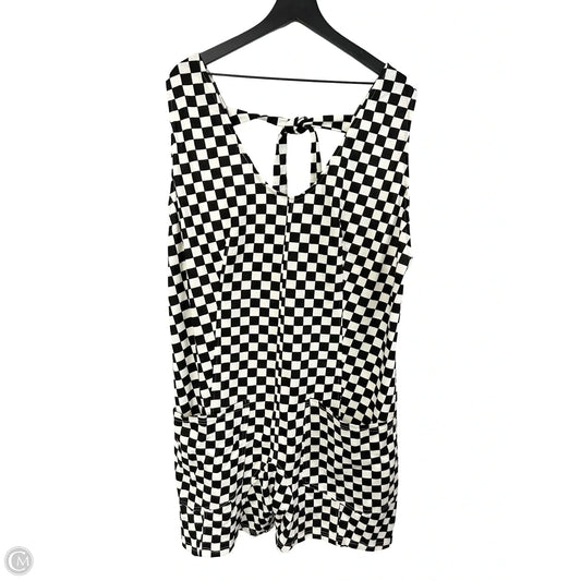 Romper By Cmc In Black & White, Size: 3x