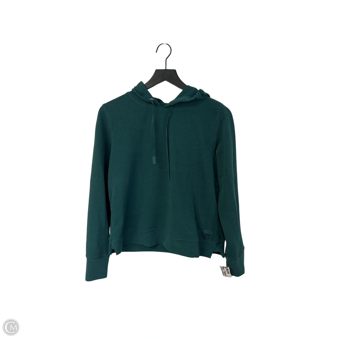 Sweatshirt Hoodie By Dkny In Green, Size: S