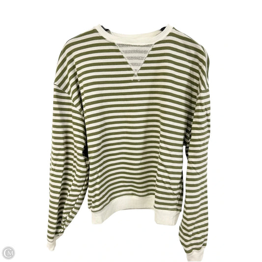 Sweatshirt Crewneck By We The Free In Cream & Green, Size: Xs