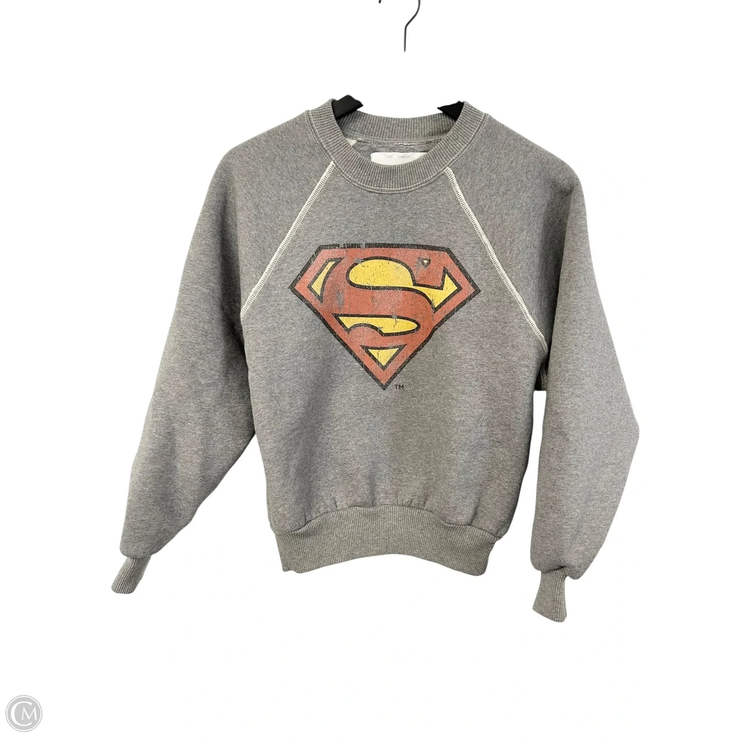 Sweatshirt Designer By Coach In Grey, Size: Xs