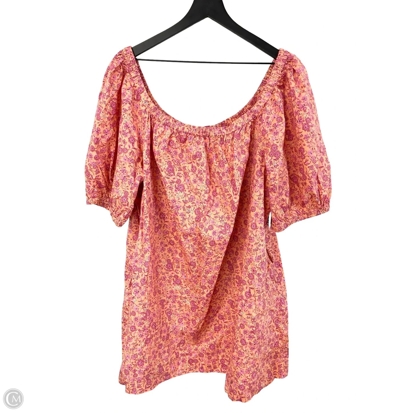 Dress Casual Short By Old Navy In Orange & Pink, Size: 2x