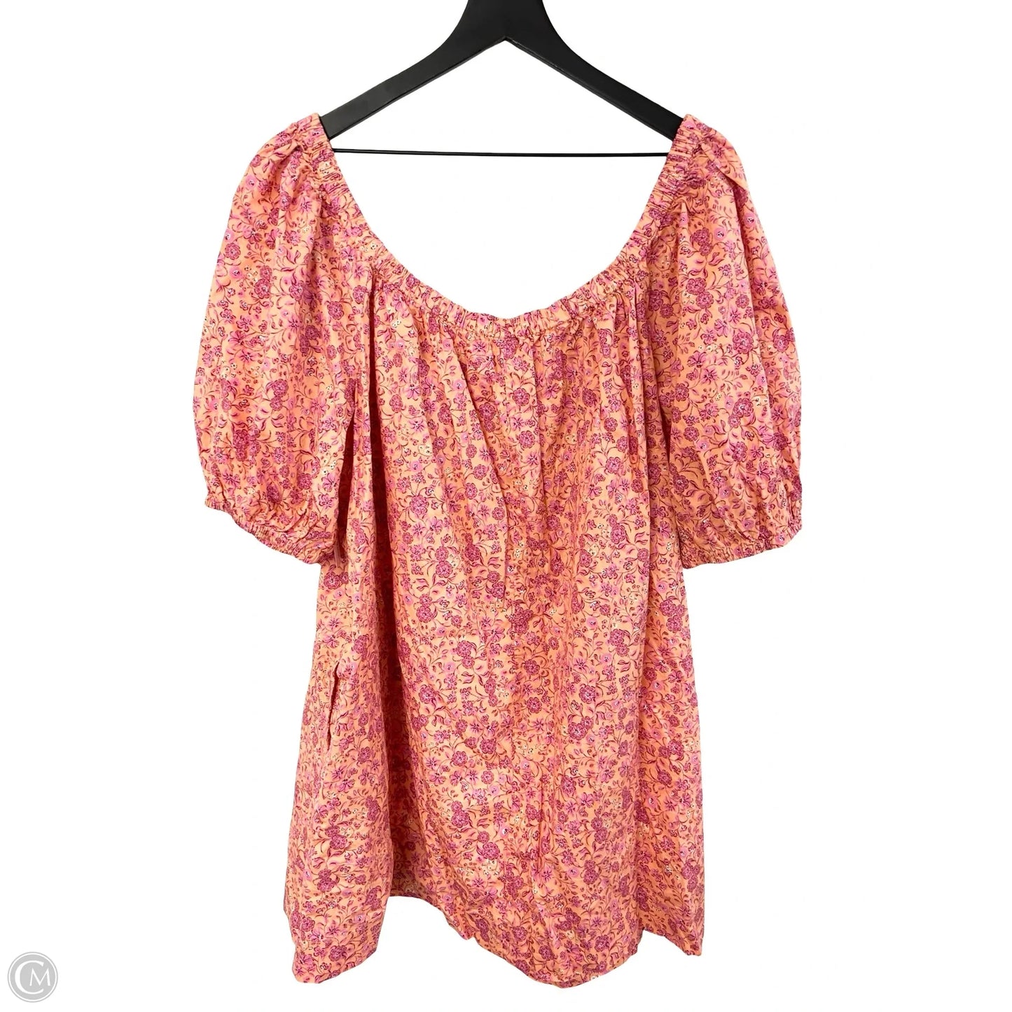 Dress Casual Short By Old Navy In Orange & Pink, Size: 2x