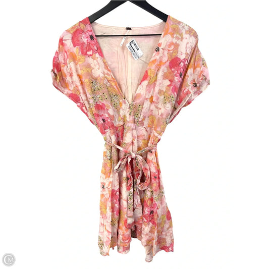 Dress Casual Short By Free People In Floral Print, Size: M