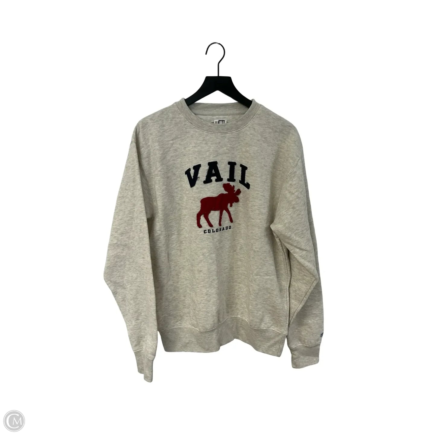 Sweatshirt Crewneck By Blue 84 In Grey, Size: M