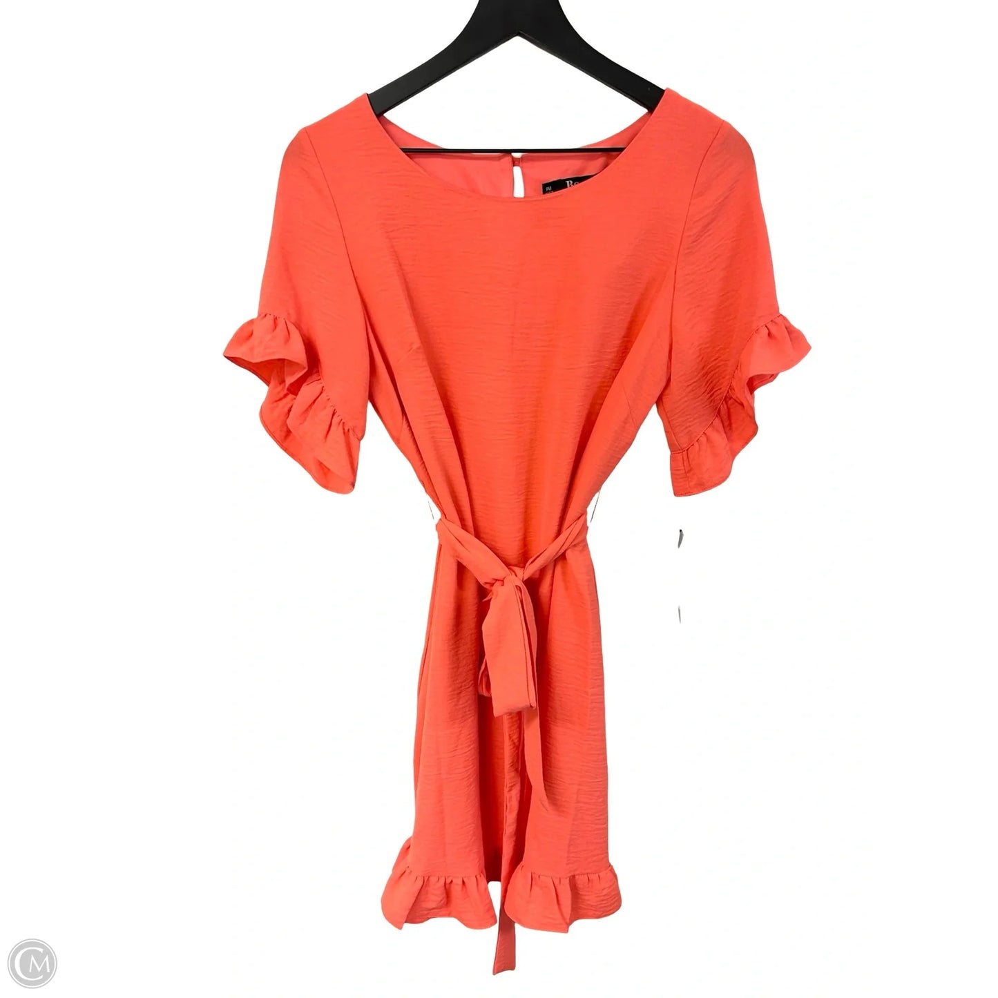 Dress Casual Short By Clothes Mentor In Coral, Size: Mp