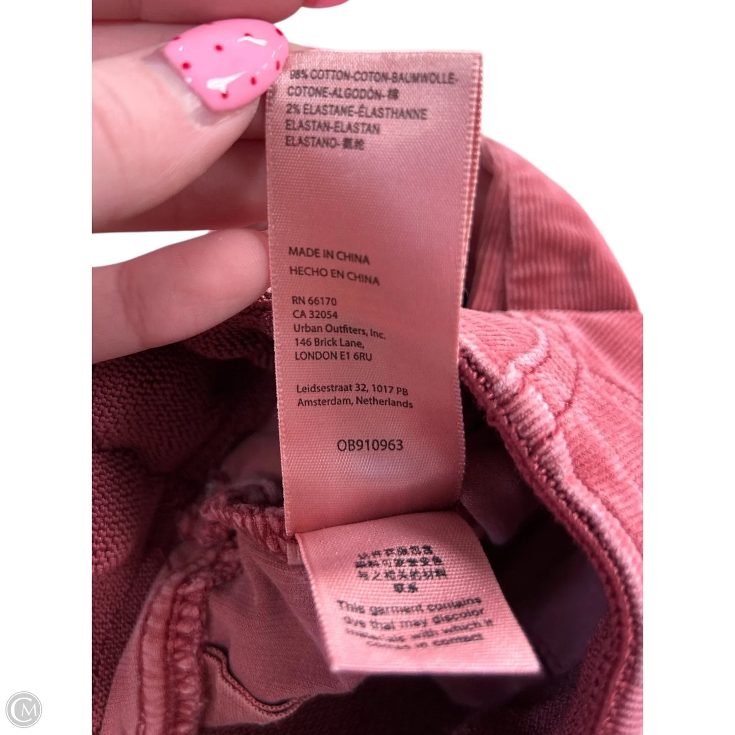Pants Corduroy By We The Free In Red, Size: 2