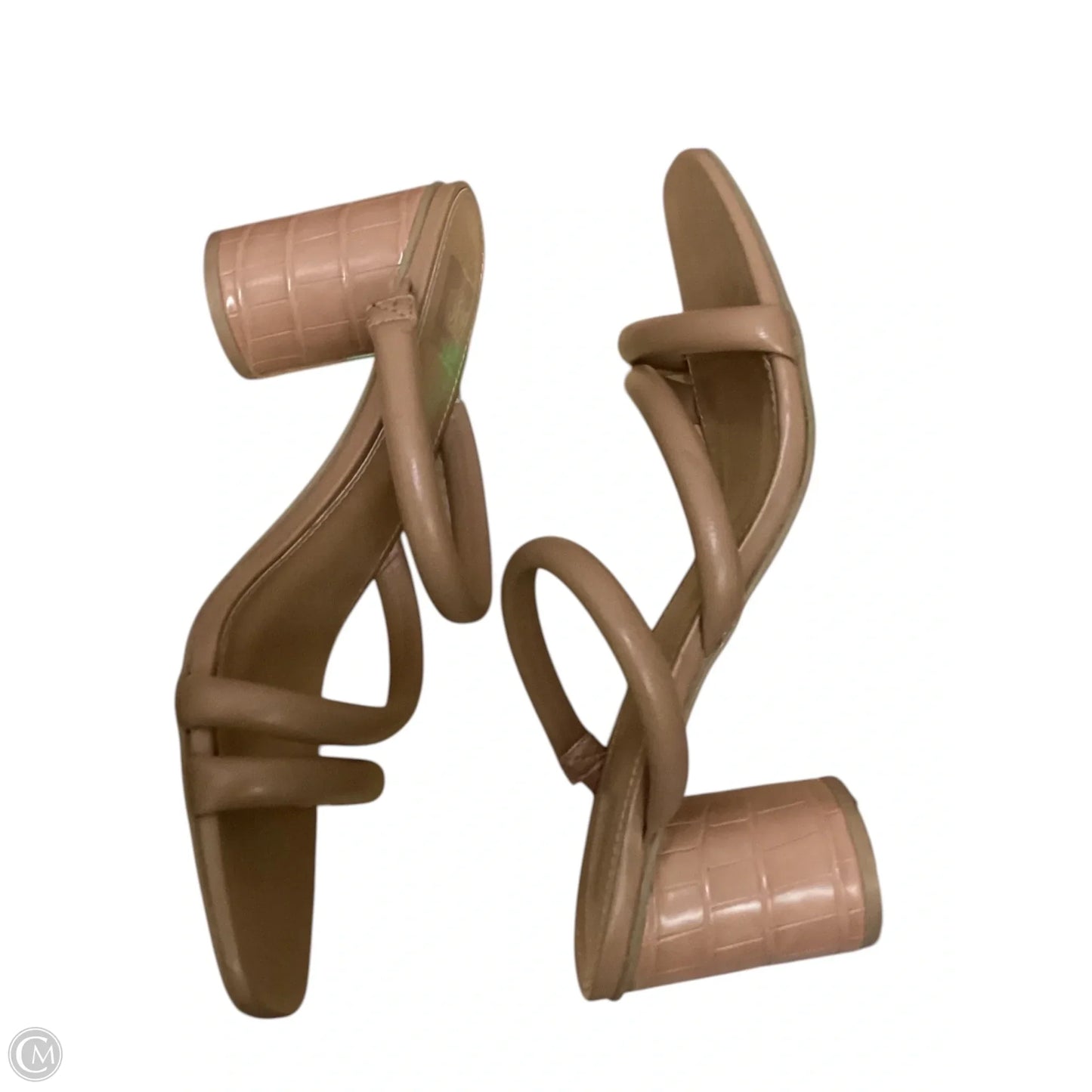 Sandals Heels Kitten By Dolce Vita In Brown, Size: 9