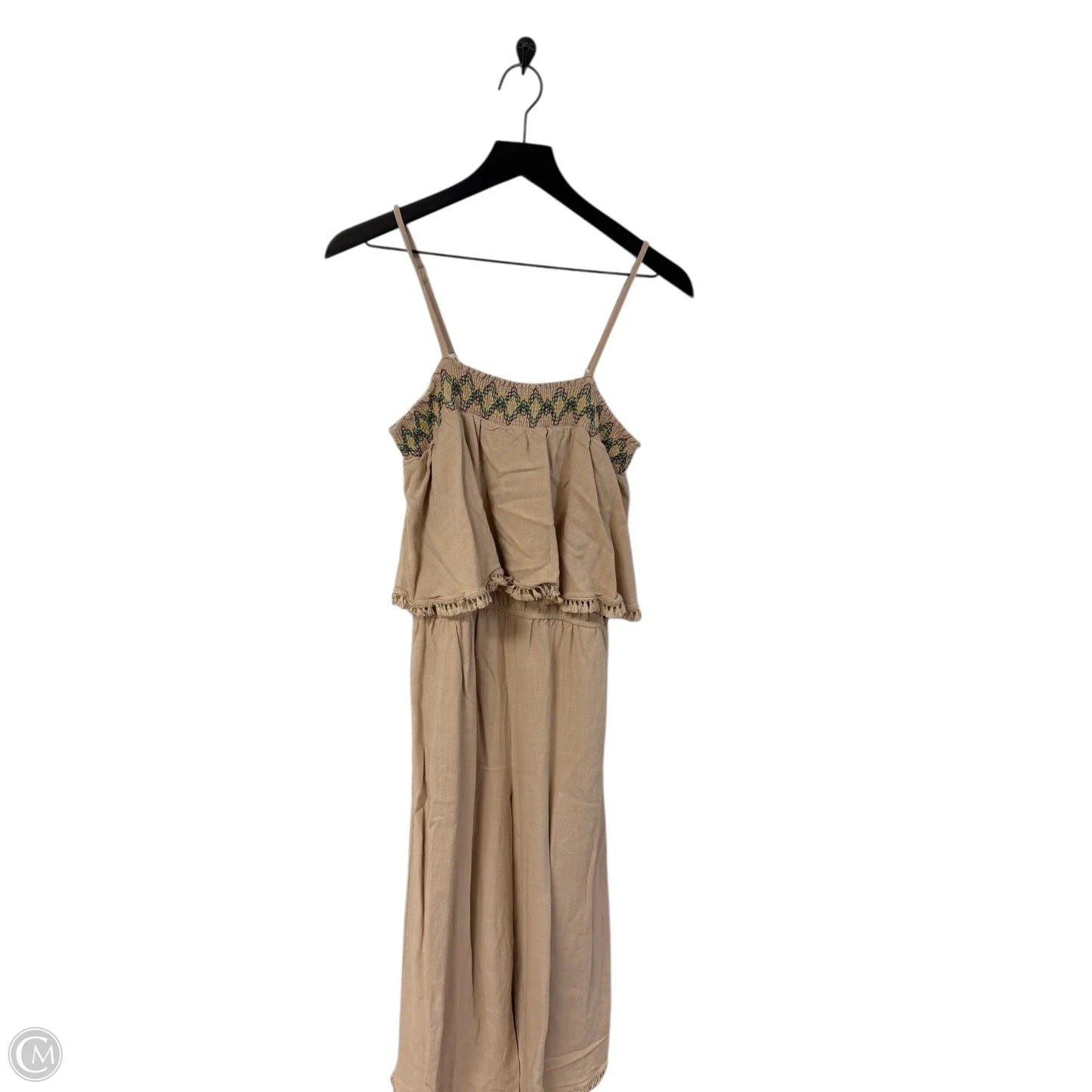 Jumpsuit By Gigio In Tan, Size: M