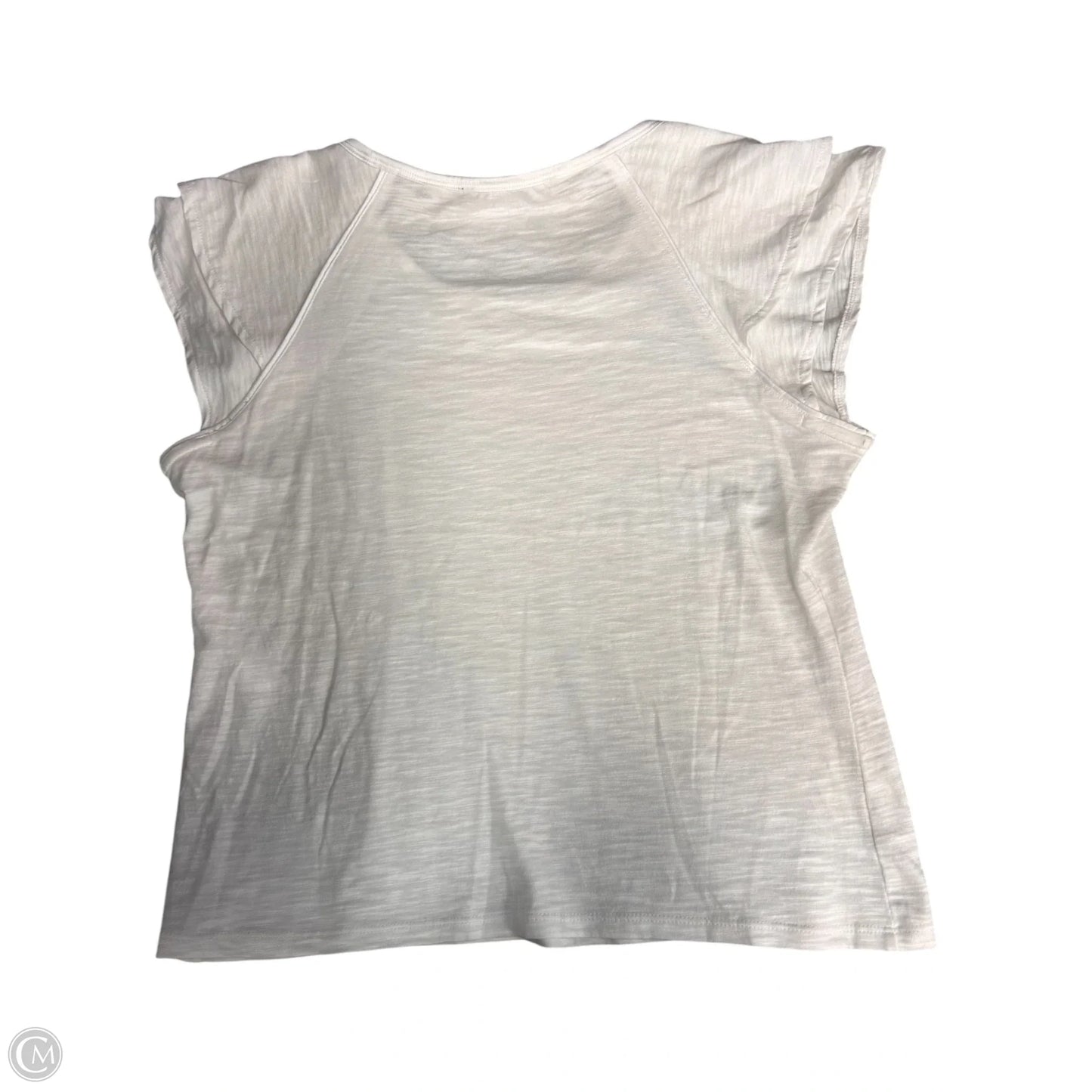 Top Short Sleeve Basic By White House Black Market In White, Size: M