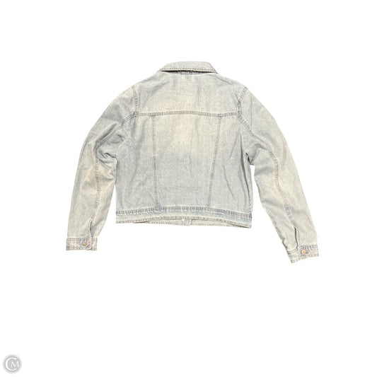 Jacket Denim By Ci Sono In Blue Denim, Size: L