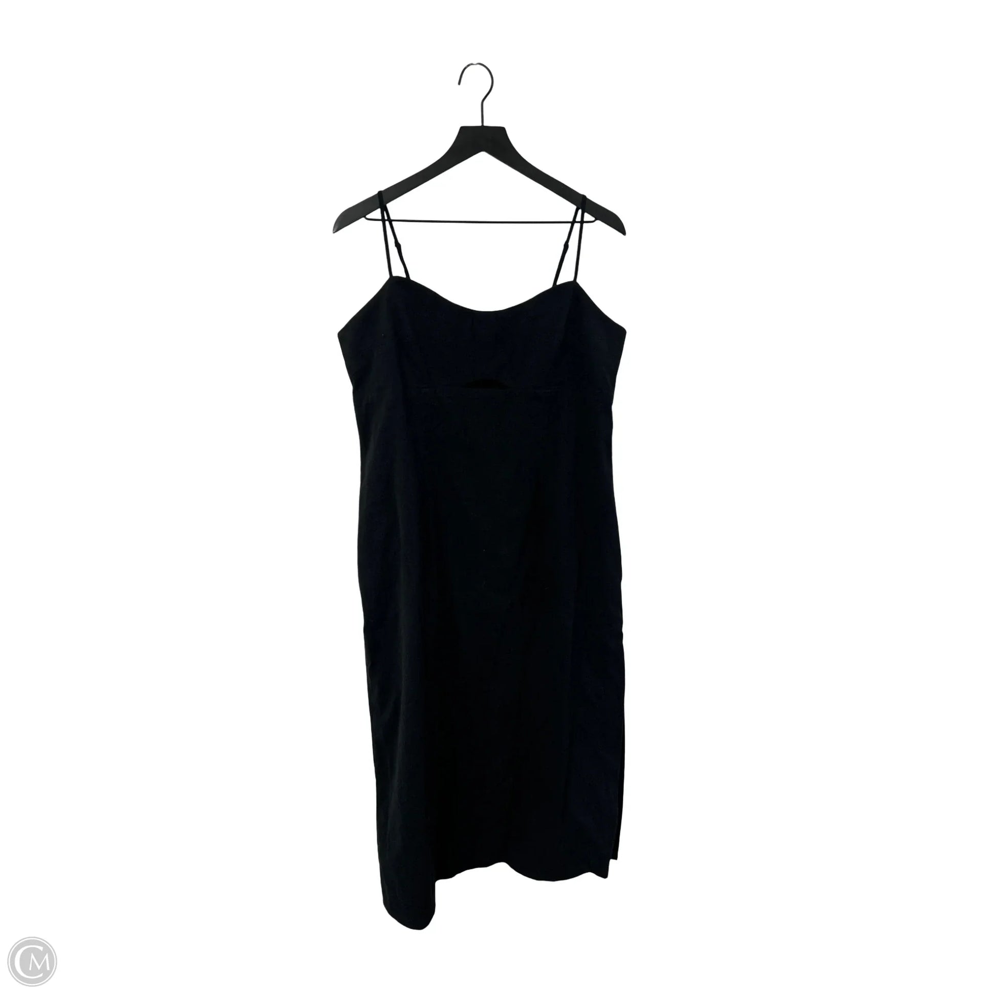 Dress Casual Midi By Abercrombie And Fitch In Black, Size: Xl