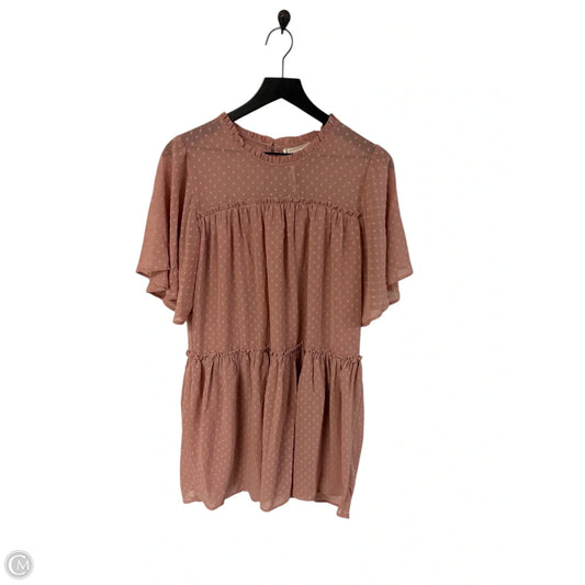 Dress Casual Short By Loveriche In Pink, Size: L