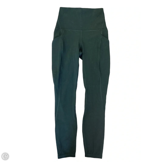 Athletic Leggings By Lululemon In Green, Size: 2