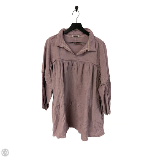 Dress Casual Short By Cme In Purple, Size: M