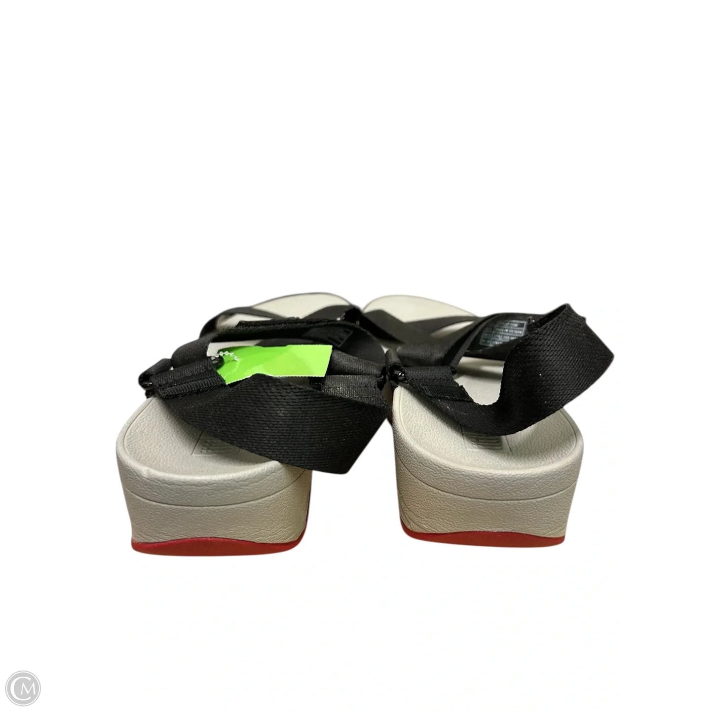 Sandals Flats By Fitflop In Black, Size: 8
