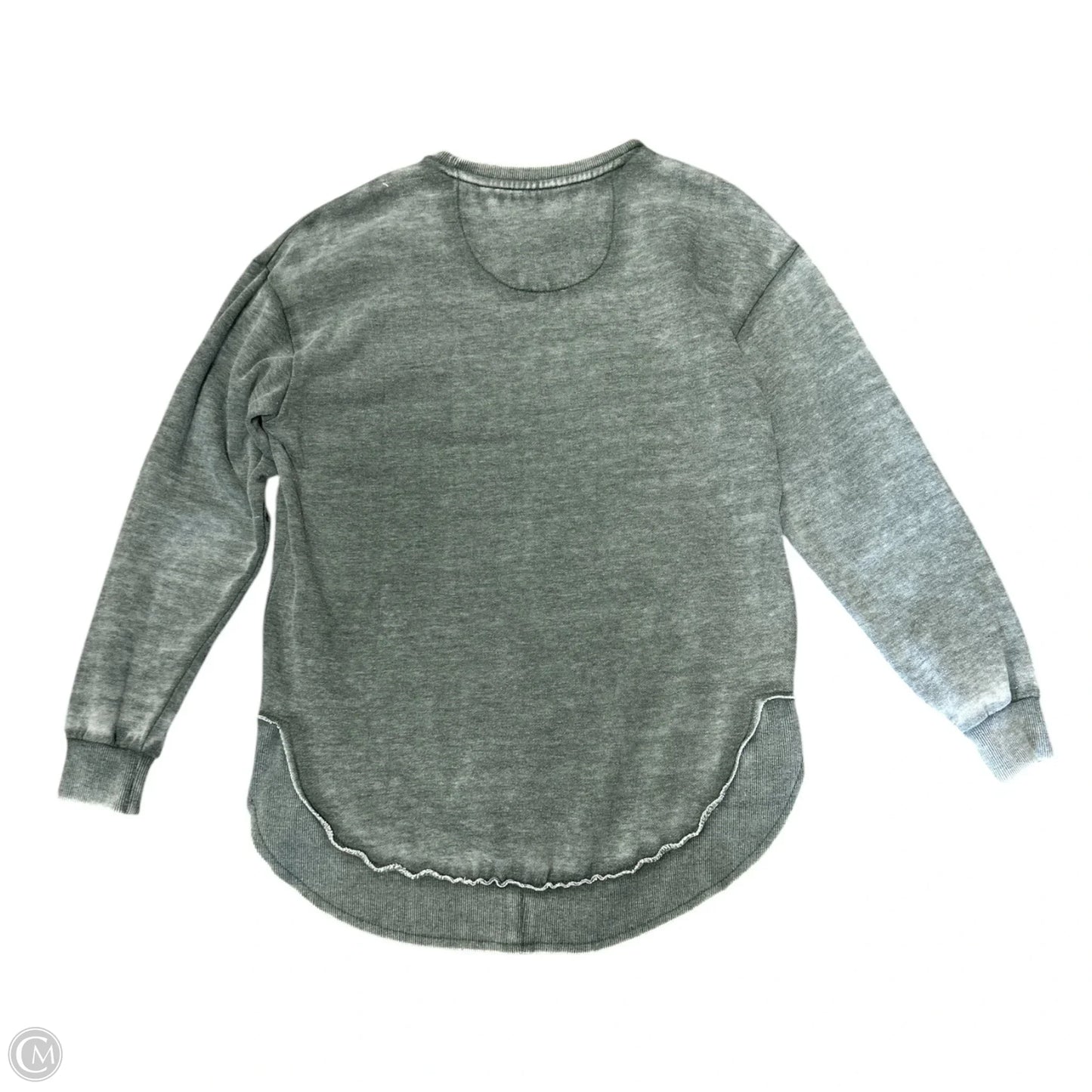 Sweatshirt Crewneck By Pressbox In Green, Size: M