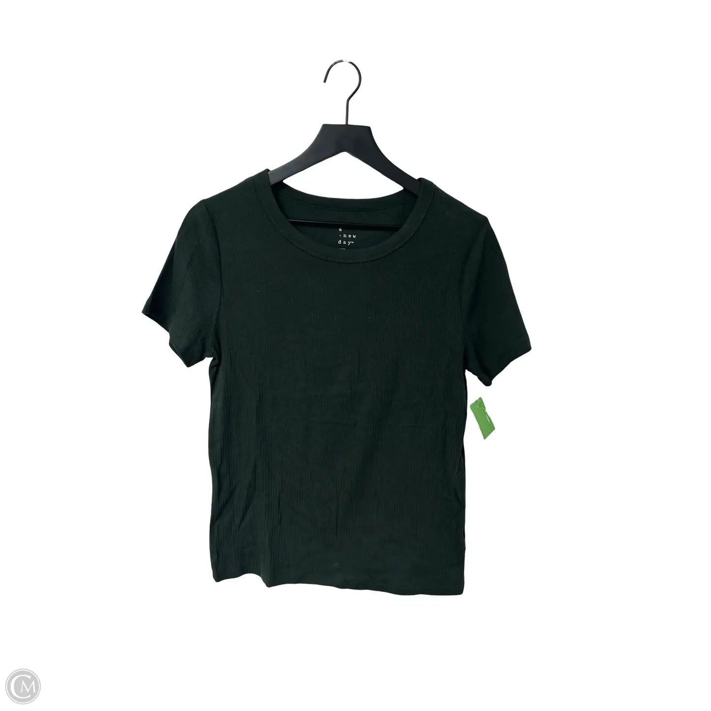 Top Short Sleeve Basic By A New Day In Green, Size: L
