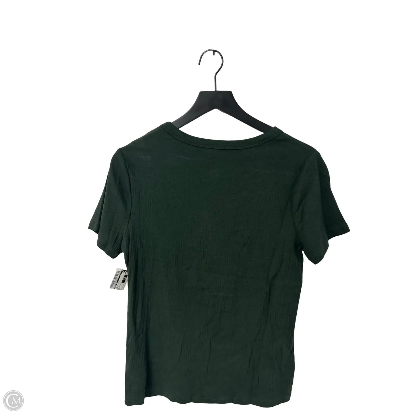 Top Short Sleeve Basic By A New Day In Green, Size: L