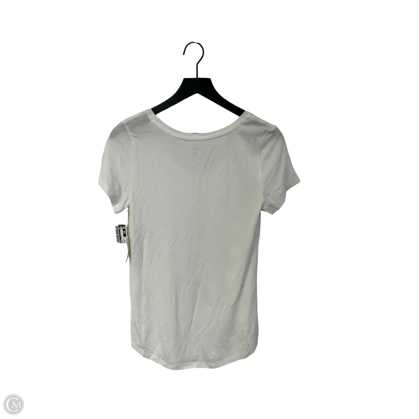 Top Short Sleeve Basic By Ana In White, Size: M