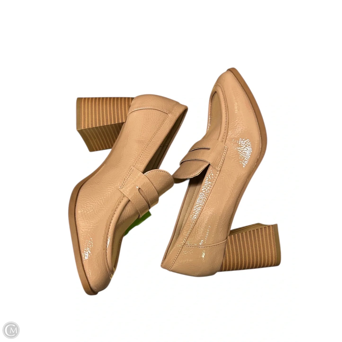 Shoes Heels Block By Journee In Tan, Size: 6