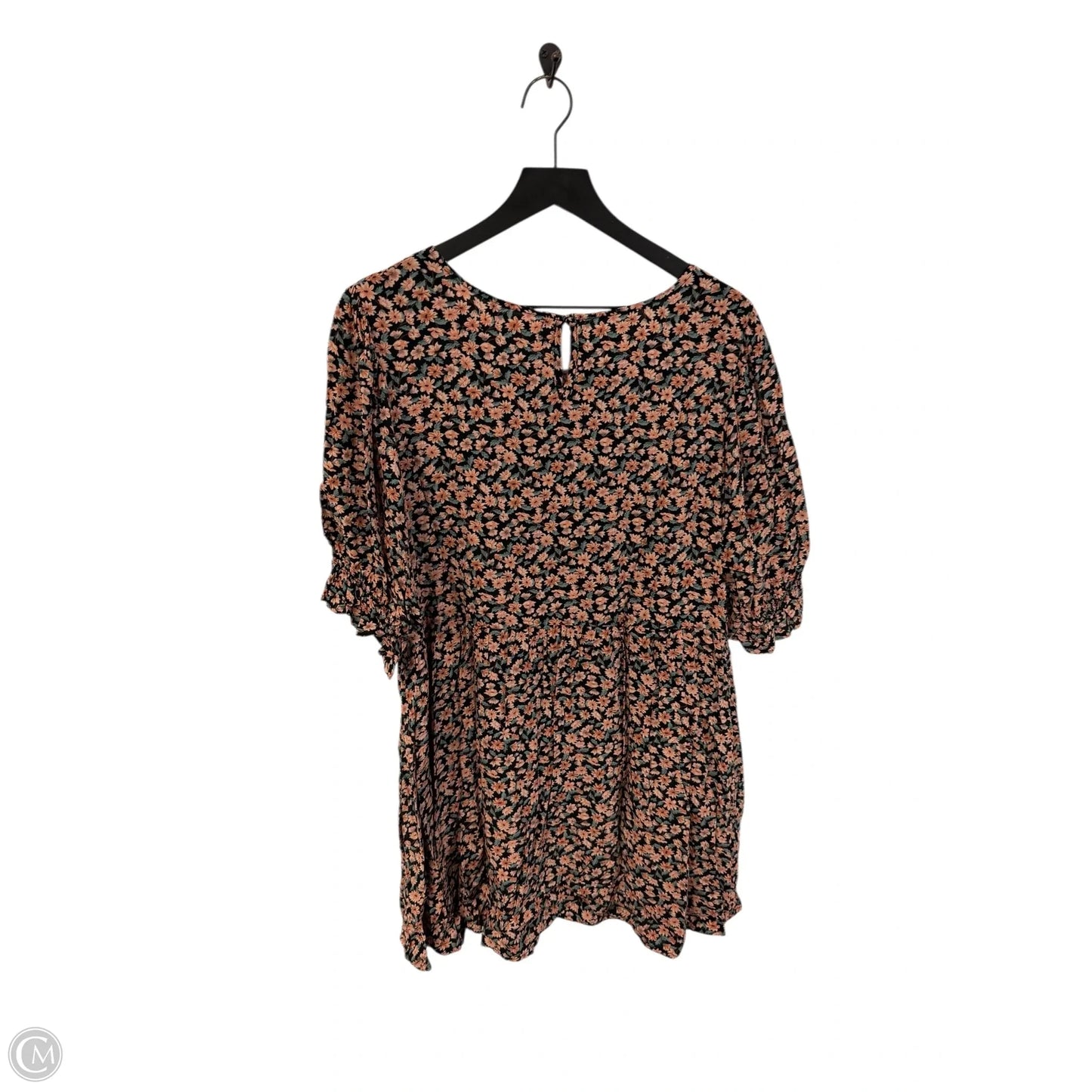 Dress Casual Short By Natural Life In Floral Print, Size: L