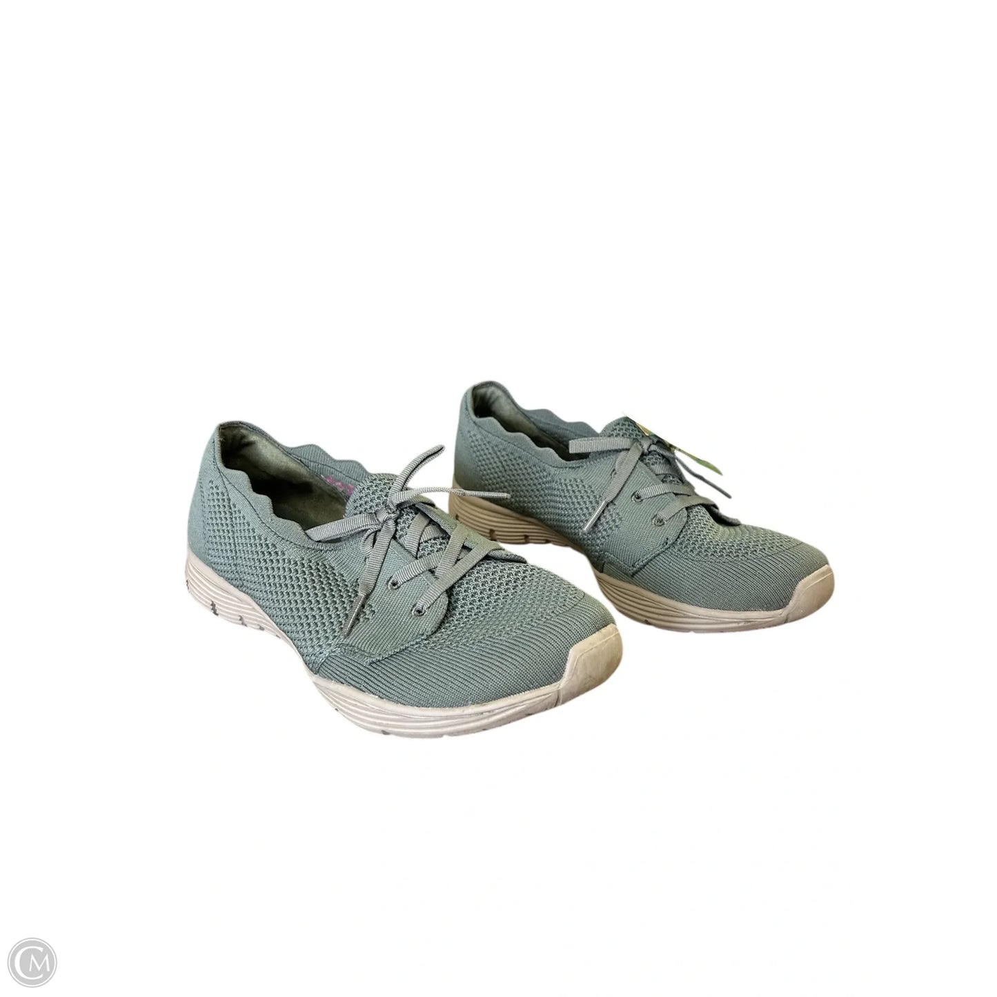 Shoes Sneakers By Skechers In Green, Size: 8.5