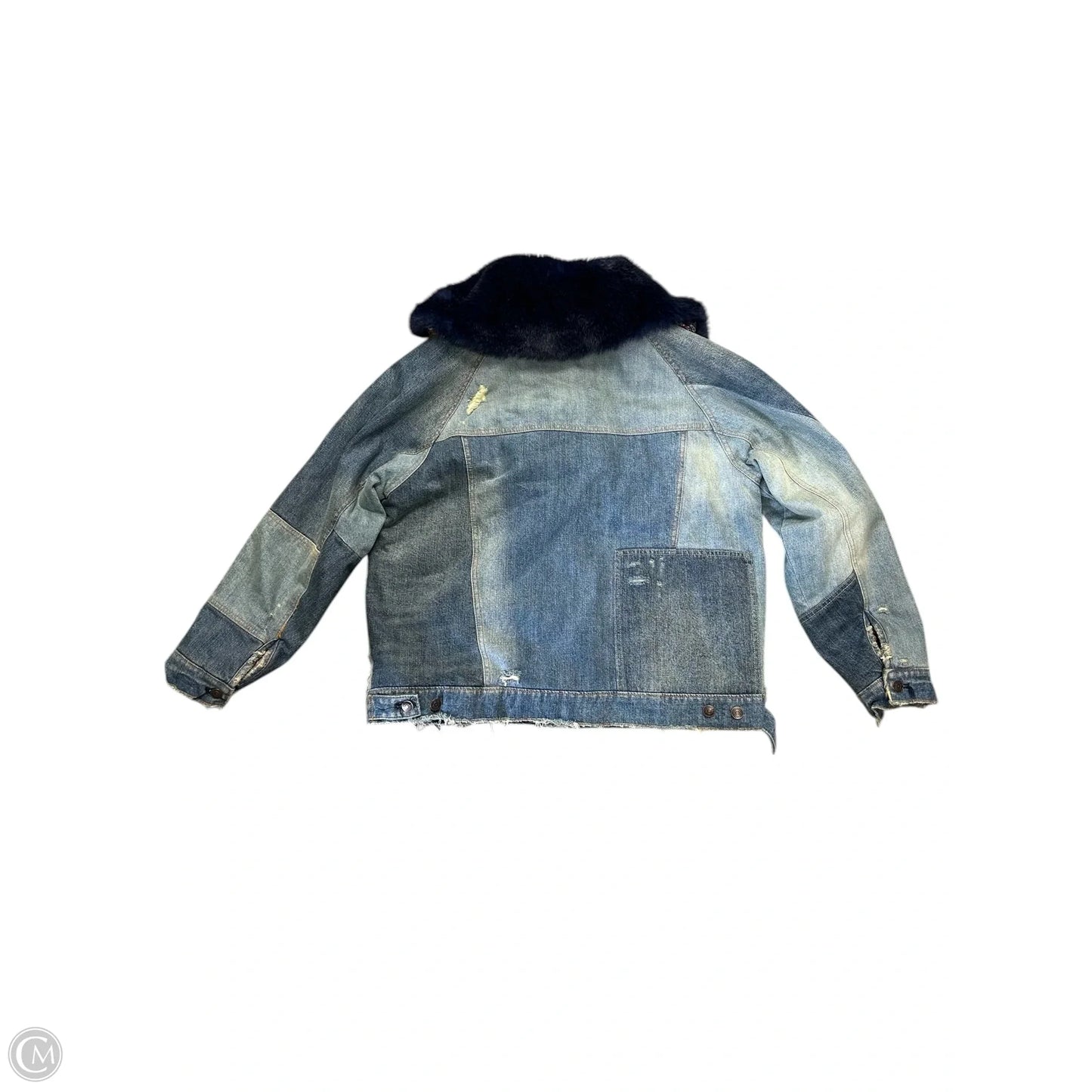 Jacket Denim By Free People In Blue Denim, Size: Xs