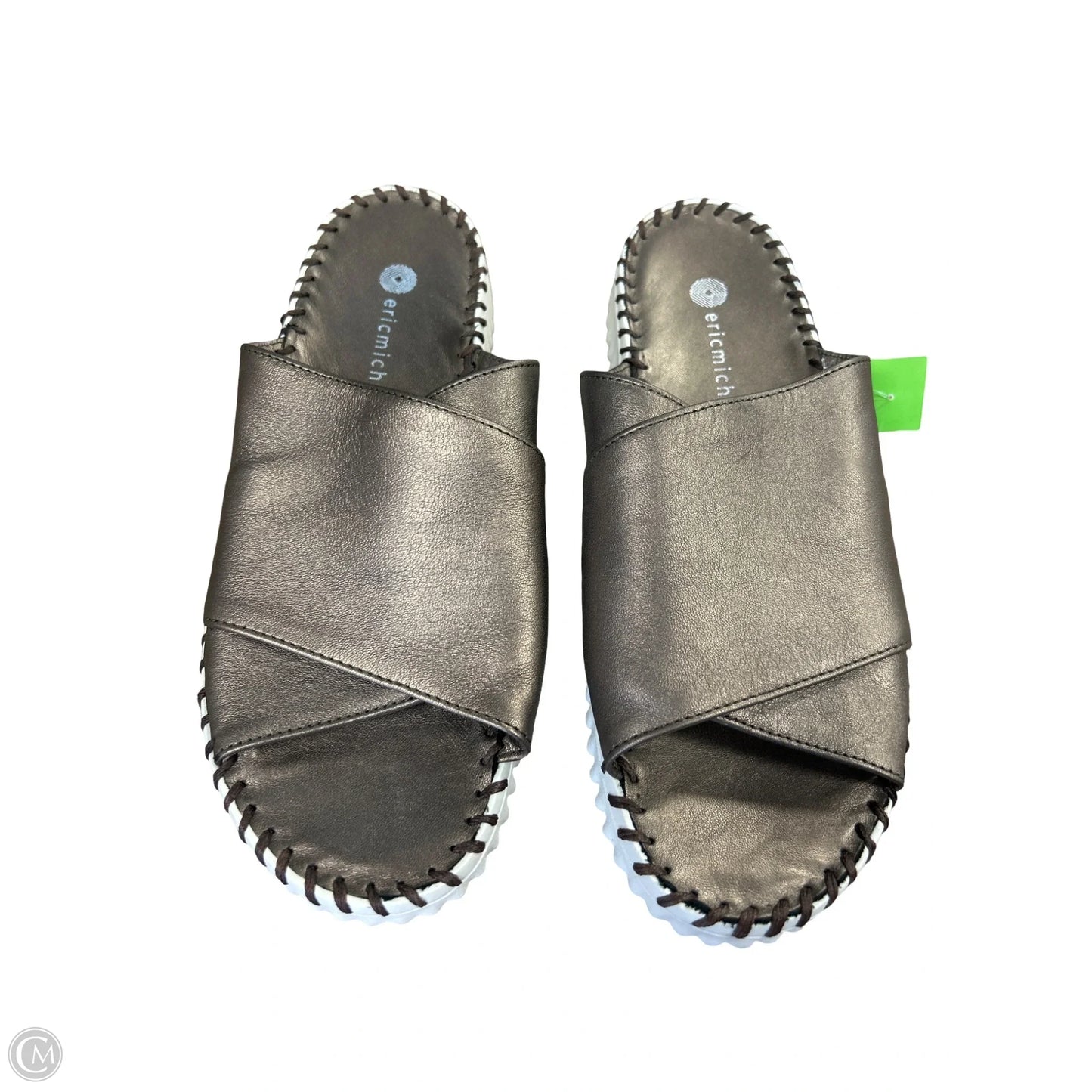 Sandals Flats By Eric Michael London In Brown, Size: 8.5