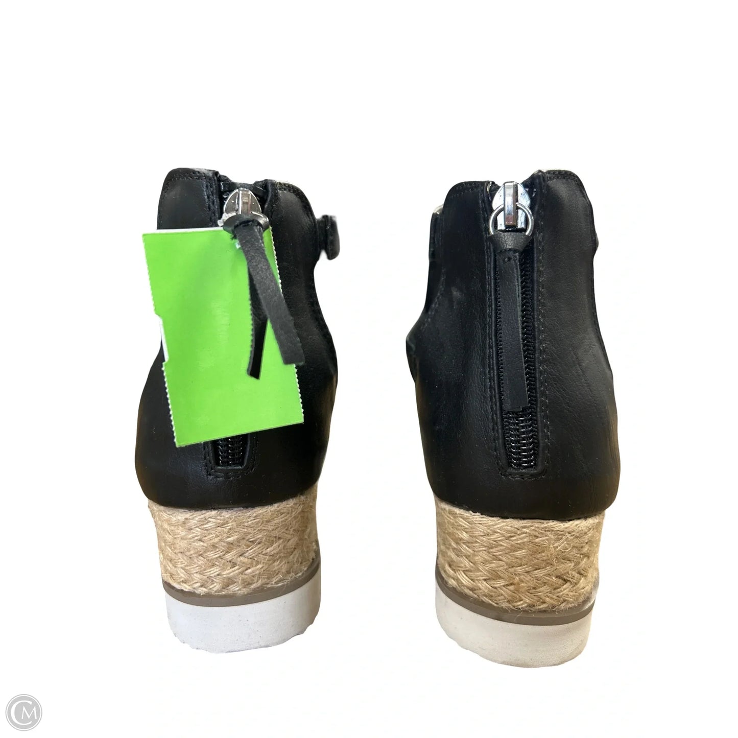 Sandals Heels Wedge By Corkys In Black, Size: 9
