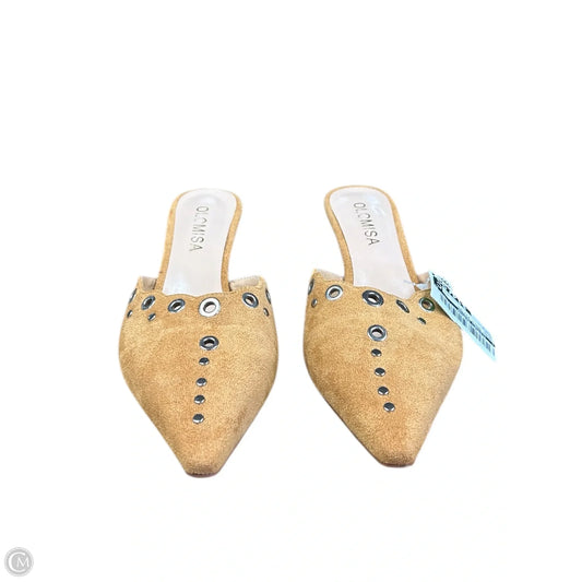 Shoes Heels Kitten By Clothes Mentor In Brown, Size: 7