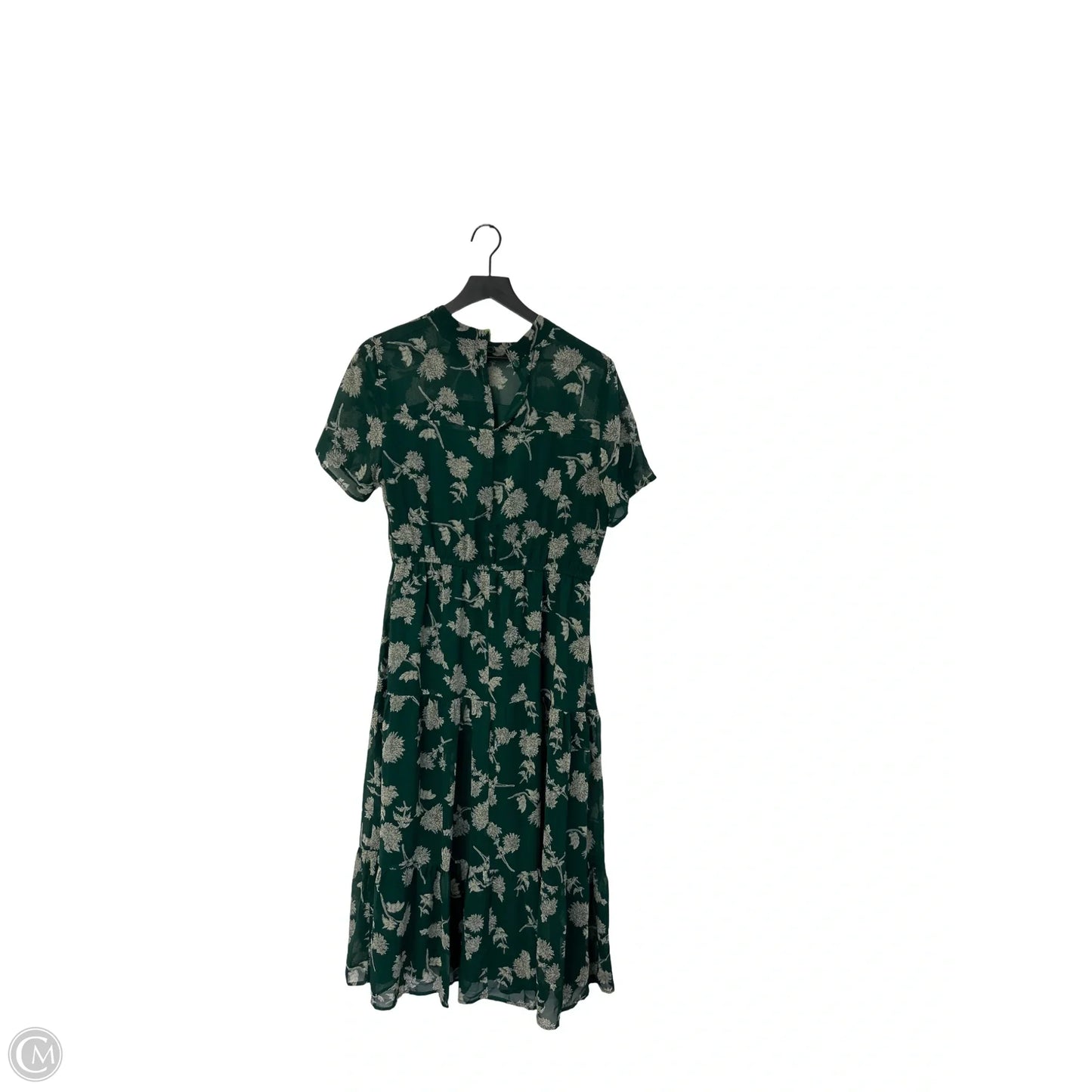 Dress Party Long By Lulus In Cream & Green, Size: L