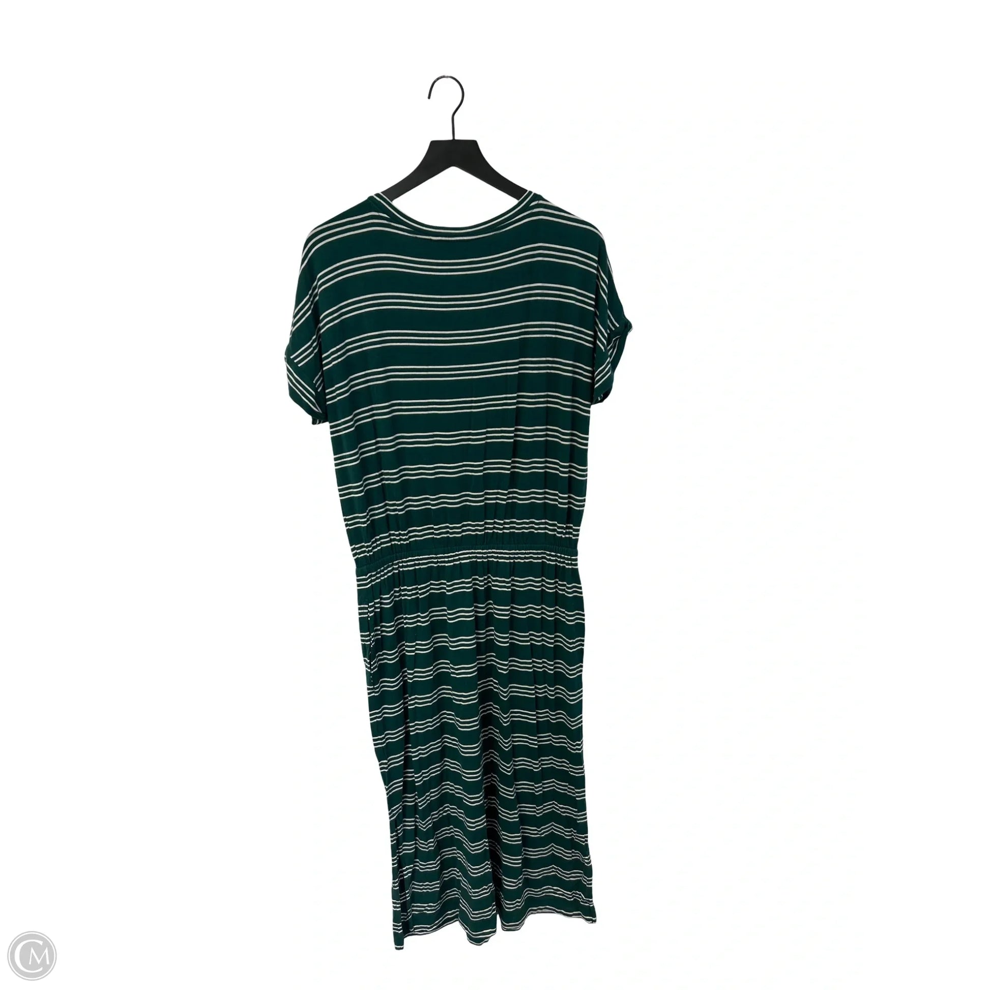 banana republic dress green Dress Casual Maxi By Banana Republic In Green & White, Size: L