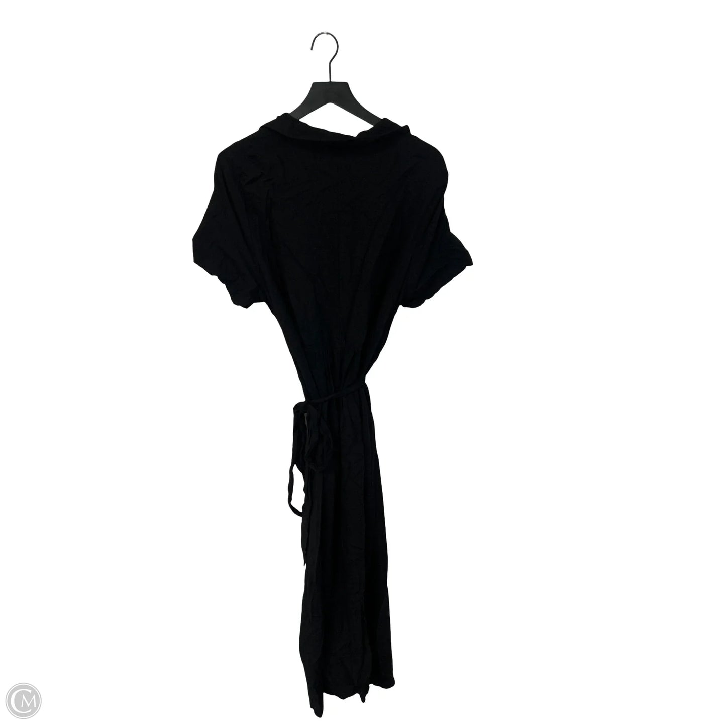 Dress Casual Maxi By H&m In Black, Size: L