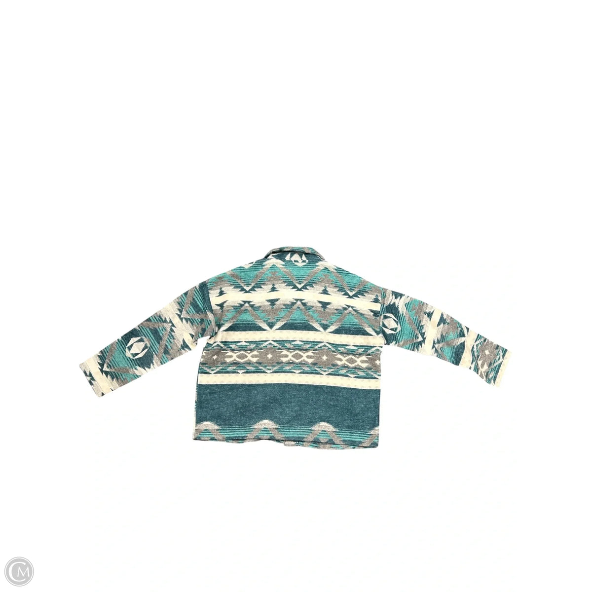 Jacket Other By Blue B In Green & Grey, Size: M