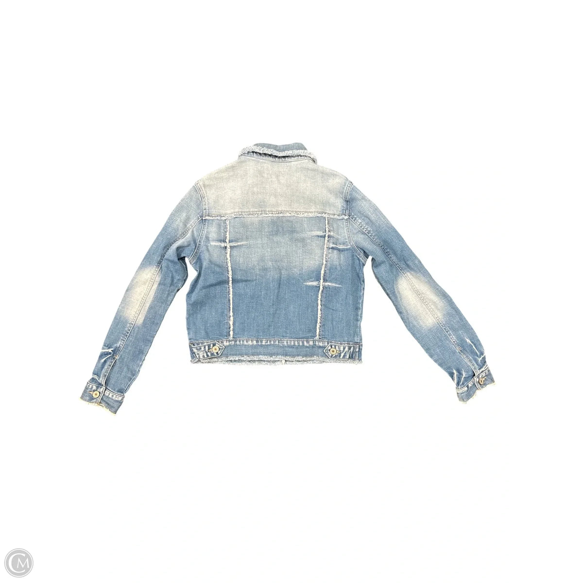 Jacket Denim By Kancan In Blue Denim, Size: M