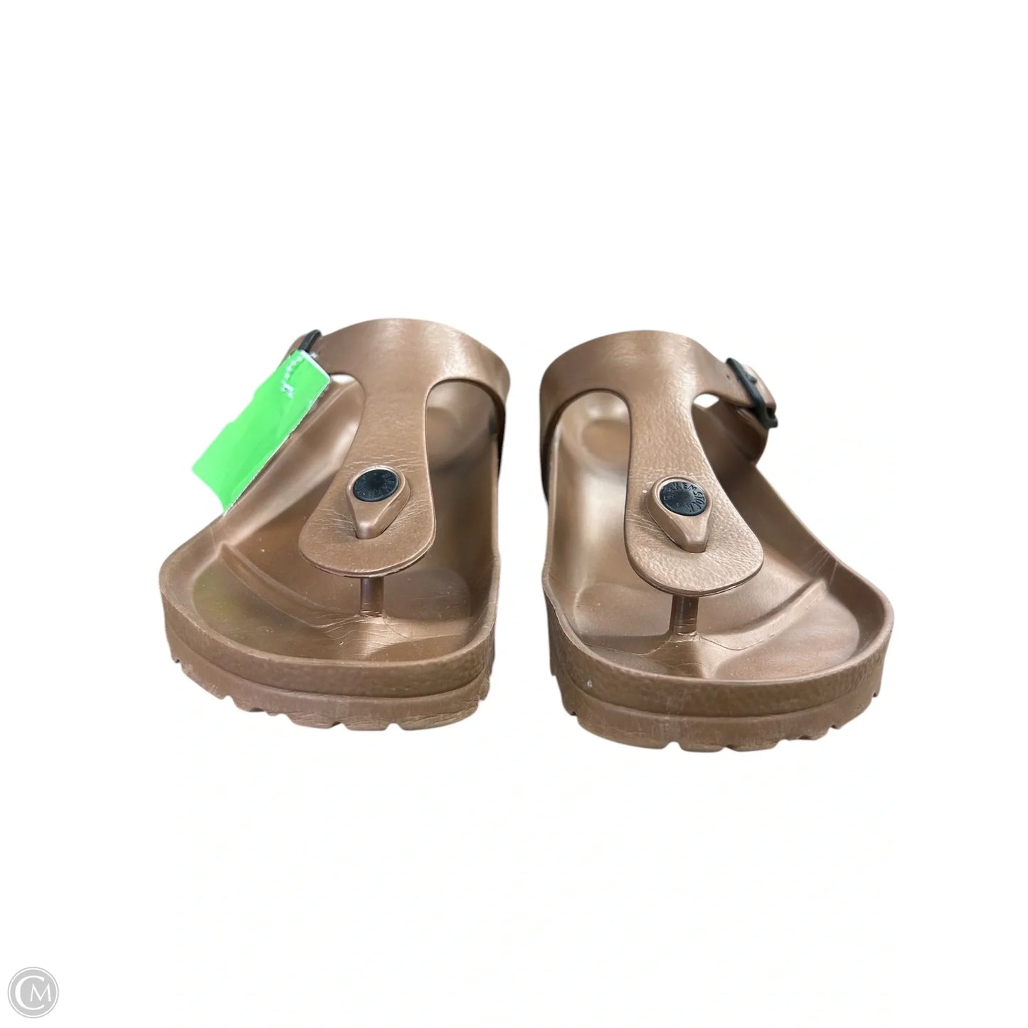 Sandals Flats By Birkenstock In Bronze, Size: 6