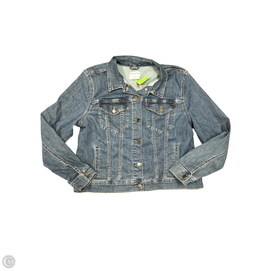 Jacket Denim By Amazon Essentials In Blue Denim, Size: Xl