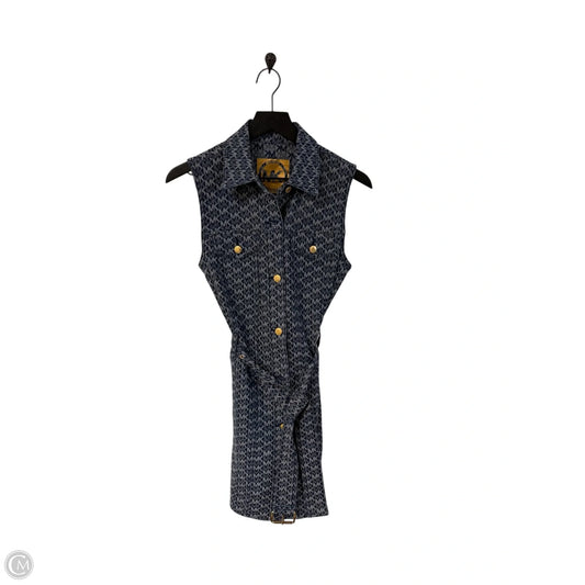 Dress Designer By Michael Kors In Blue Denim, Size: 6
