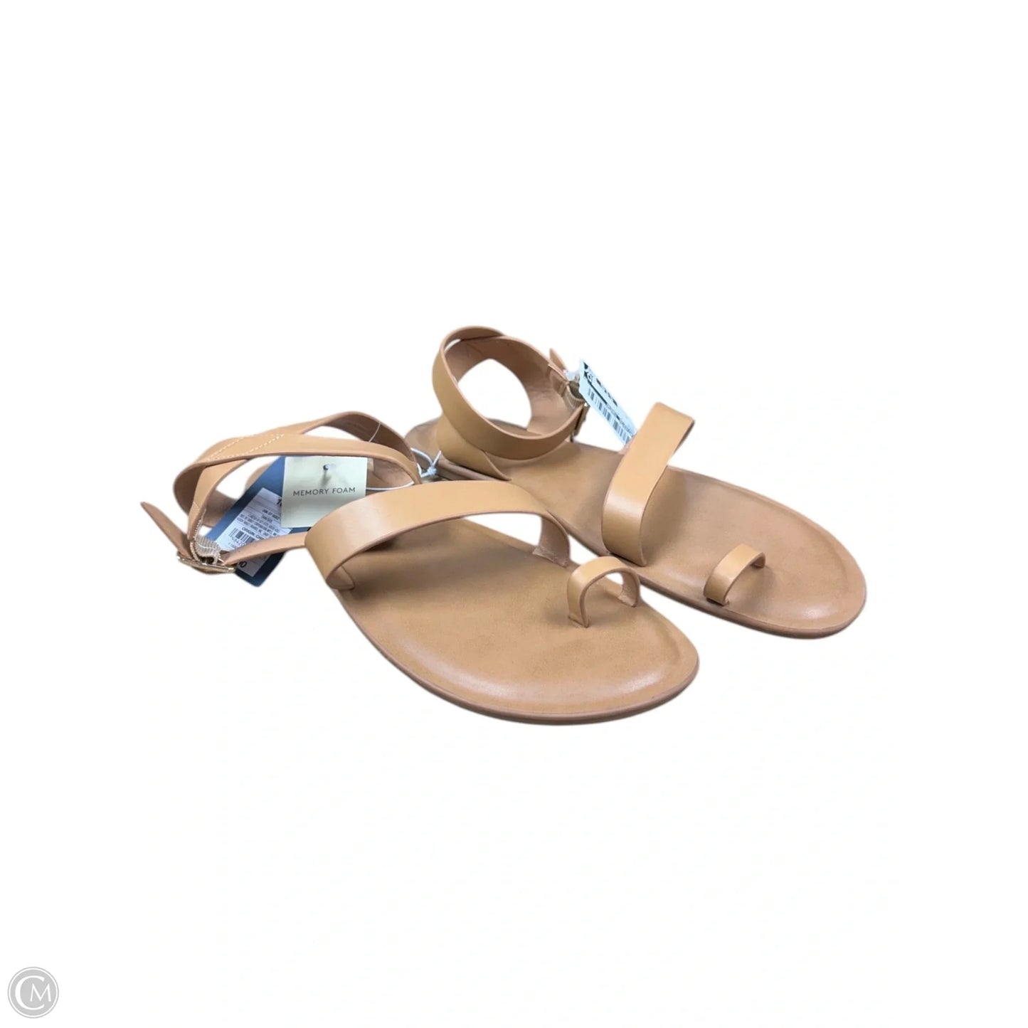 Sandals Flats By Universal Thread In Brown, Size: 10